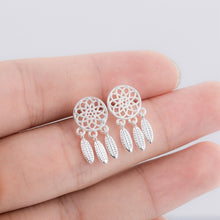 Load image into Gallery viewer, Jisensp Trendy Simulated Pearl Cat Stud Earrings for Women Minimalist Butterfly Whale Triangle Earings Jewelry Girls Party Brinc