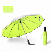 Load image into Gallery viewer, Windproof Automatic Folding Inverted Umbrella,10 Ribs Portable Reverse Umbrella with Reflective Stripe,Teflon Umbrella