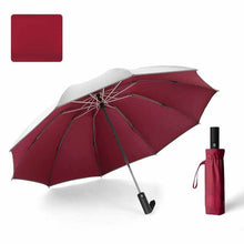 Load image into Gallery viewer, Windproof Automatic Folding Inverted Umbrella,10 Ribs Portable Reverse Umbrella with Reflective Stripe,Teflon Umbrella
