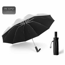 Load image into Gallery viewer, Windproof Automatic Folding Inverted Umbrella,10 Ribs Portable Reverse Umbrella with Reflective Stripe,Teflon Umbrella