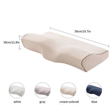 Load image into Gallery viewer, Memory Foam Bedding Pillow Butterfly Shaped Relax Neck Protection Orthopedic Slow Rebound Cervical For Health Care 50x30cm