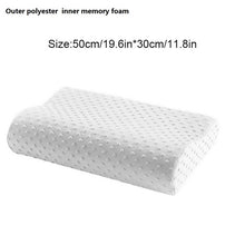 Load image into Gallery viewer, Memory Foam Bedding Pillow Butterfly Shaped Relax Neck Protection Orthopedic Slow Rebound Cervical For Health Care 50x30cm