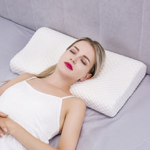 Load image into Gallery viewer, Memory Foam Neck Pillow Orthopedic Cervical Coccyx Massager Pillows For Sleeping Slow Rebound Health Care Pain Release Bedding