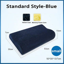 Load image into Gallery viewer, Memory Foam Neck Pillow Orthopedic Cervical Coccyx Massager Pillows For Sleeping Slow Rebound Health Care Pain Release Bedding