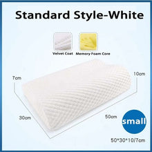 Load image into Gallery viewer, Memory Foam Neck Pillow Orthopedic Cervical Coccyx Massager Pillows For Sleeping Slow Rebound Health Care Pain Release Bedding