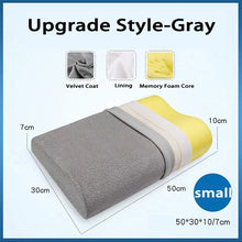 Load image into Gallery viewer, Memory Foam Neck Pillow Orthopedic Cervical Coccyx Massager Pillows For Sleeping Slow Rebound Health Care Pain Release Bedding