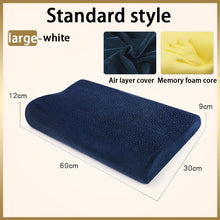 Load image into Gallery viewer, Memory Foam Neck Pillow Orthopedic Cervical Coccyx Massager Pillows For Sleeping Slow Rebound Health Care Pain Release Bedding