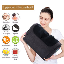 Load image into Gallery viewer, Infrared Heating Neck Shoulder Back Body Electric Massage Pillow Shiatsu Massager Device Cervical Healthy Massageador Relaxation