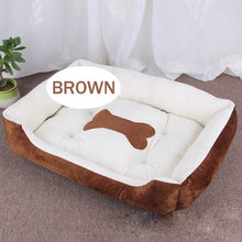 Load image into Gallery viewer, Bone Pet Bed Warm Pet bed linen For Small Medium Large Dog Soft Pet Bed For Dogs Washable House For Cat Puppy Cotton Kennel Wash
