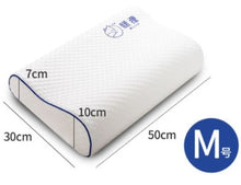 Load image into Gallery viewer, Mlily Memory Foam Bed Orthopedic Pillow for Neck Pain Sleeping with Embroidered Pillowcase 60*30cm