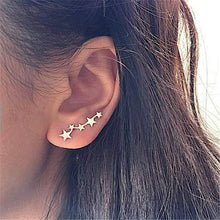 Load image into Gallery viewer, Tiny Star Cute Earrings For women Minimalist design Sweet Small Ear Stud Girls unusual Fashion Jewelry Accessories
