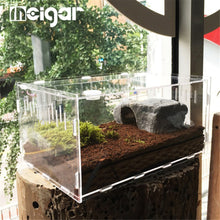 Load image into Gallery viewer, Reptile Tank Insect Spiders Tortoise Lizard Acrylic Transparent Breeding Box Vivarium Lid Reptile Pet Product Terrarium S/L Size
