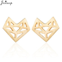 Load image into Gallery viewer, Jisensp Variety of Stylish Mini Cat Deer Animal Stud Earrings for Women Geometric Earrings Minimalist Jewelry Accessories brinco

