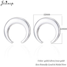 Load image into Gallery viewer, Jisensp Variety of Stylish Mini Cat Deer Animal Stud Earrings for Women Geometric Earrings Minimalist Jewelry Accessories brinco
