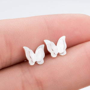 Jisensp Trendy Simulated Pearl Cat Stud Earrings for Women Minimalist Butterfly Whale Triangle Earings Jewelry Girls Party Brinc