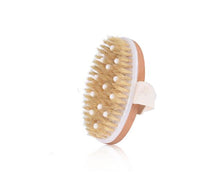 Load image into Gallery viewer, TREESMILE Natural Bristle Bath Brush Exfoliating Wooden Body Massage Shower Brush SPA Woman Man Skin Care Dry Body Brush D40
