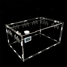 Load image into Gallery viewer, Reptile Tank Insect Spiders Tortoise Lizard Acrylic Transparent Breeding Box Vivarium Lid Reptile Pet Product Terrarium S/L Size
