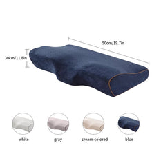 Load image into Gallery viewer, Memory Foam Bedding Pillow Butterfly Shaped Relax Neck Protection Orthopedic Slow Rebound Cervical For Health Care 50x30cm
