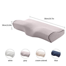 Load image into Gallery viewer, Memory Foam Bedding Pillow Butterfly Shaped Relax Neck Protection Orthopedic Slow Rebound Cervical For Health Care 50x30cm
