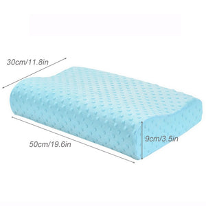 Memory Foam Bedding Pillow Butterfly Shaped Relax Neck Protection Orthopedic Slow Rebound Cervical For Health Care 50x30cm