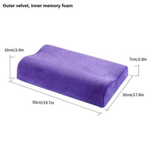 Load image into Gallery viewer, Memory Foam Bedding Pillow Butterfly Shaped Relax Neck Protection Orthopedic Slow Rebound Cervical For Health Care 50x30cm
