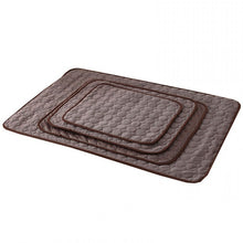 Load image into Gallery viewer, 2019 New Summer Dog Mat Ice Pad 100*70CM Large Size Ice Silk Cool Pet Beds Sofa Cushion Fit All Pet Puppy Cat Summer Cooling Mat
