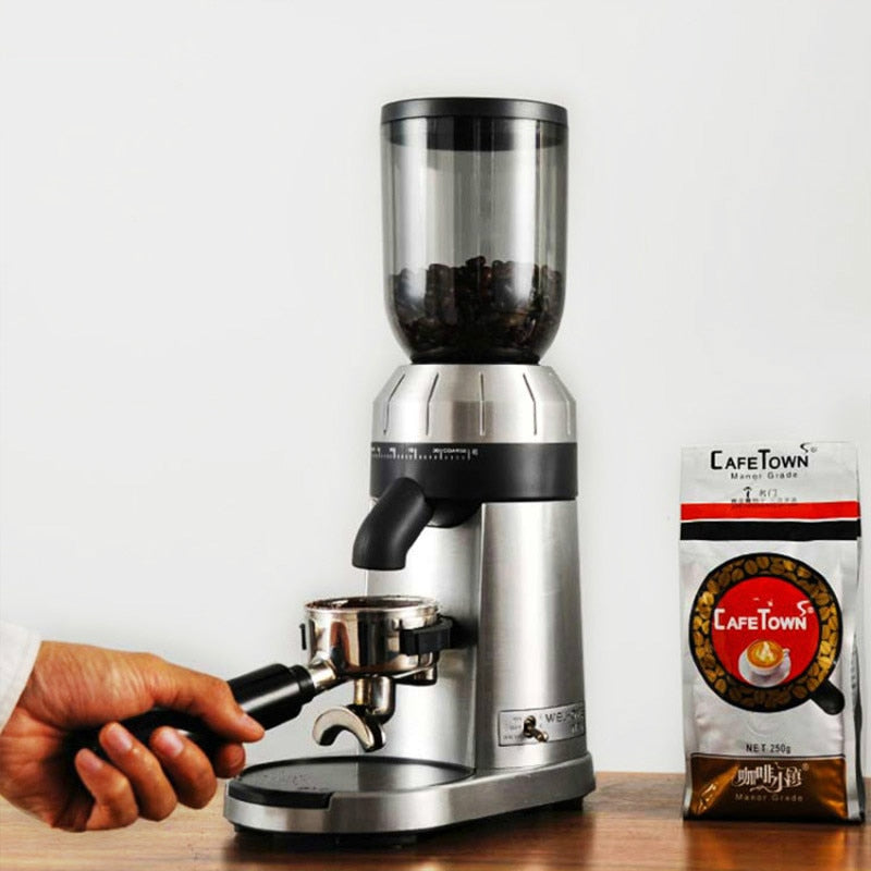 Welhome ZD-15 Grinder electric Italian Coffee grinder Commercial Automatic mill  cold brew coffee maker  Stainless Steel 150W