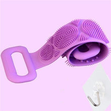 Load image into Gallery viewer, Silicone Brushes Bath Towels Rubbing Back Mud Peeling Body Medical Massage Shower Magic Brush Flexible Scrubber Skin Cleaning
