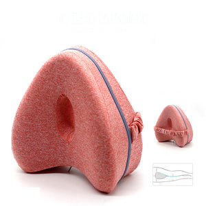 Orthopedic Pillow for Sleeping Memory Foam Leg Positioner Pillows Knee Support Cushion between the Legs for Hip Pain Sciatica