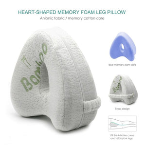 Meijuner Orthopedic Pillow& Pillowcase for Sleeping Memory Foam Leg  Pillows Knee Support Plastic Beauty Leg Cushion