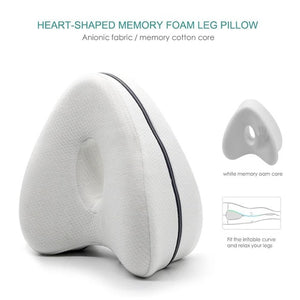 Meijuner Orthopedic Pillow& Pillowcase for Sleeping Memory Foam Leg  Pillows Knee Support Plastic Beauty Leg Cushion