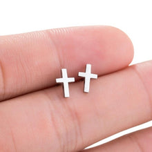 Load image into Gallery viewer, SMJEL Multiple Stainless Steel Stud Earrings for Women Girls Fashion Minimalist Skull Ghost Music Earrings Jewelry Punk Gifts
