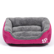 Load image into Gallery viewer, (S-3XL) Large Pet Cat Dog Bed 8Colors Warm Cozy Dog House Soft Fleece Nest Dog Baskets House Mat Autumn Winter Waterproof Kennel
