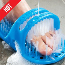 Load image into Gallery viewer, Plastic Bath Shower Feet Massage Slippers Bath Shoes Brush Pumice Stone Foot Scrubber Spa Shower Remove Dead Skin Foot Care Tool
