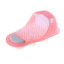 Load image into Gallery viewer, Plastic Bath Shower Feet Massage Slippers Bath Shoes Brush Pumice Stone Foot Scrubber Spa Shower Remove Dead Skin Foot Care Tool
