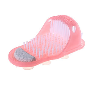 Plastic Bath Shower Feet Massage Slippers Bath Shoes Brush Pumice Stone Foot Scrubber Spa Shower Remove Dead Skin Foot Care Tool