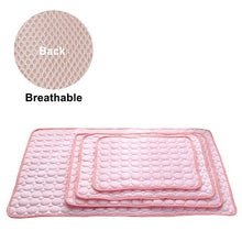 Load image into Gallery viewer, Dog Mat Cooling Summer Pad Mat For Dogs Cat Blanket Sofa Breathable Pet Dog Bed Summer Washable For Small Medium Large Dogs Car
