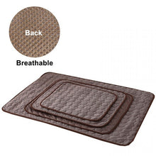 Load image into Gallery viewer, Dog Mat Cooling Summer Pad Mat For Dogs Cat Blanket Sofa Breathable Pet Dog Bed Summer Washable For Small Medium Large Dogs Car
