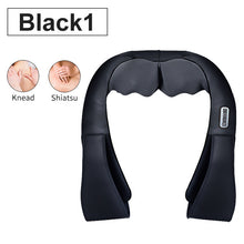Load image into Gallery viewer, (with Gift Box)JinKaiRui U Shape Electrical Shiatsu Back Neck Shoulder Body Massager Infrared Heated Kneading Car/Home Massagem
