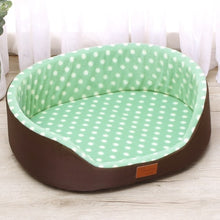 Load image into Gallery viewer, dog bed House sofa Kennel Soft Fleece Pet Dog Cat Warm Dot Pattern Top Quality dog beds mats cama para cachorro Bed For Cats
