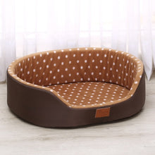 Load image into Gallery viewer, dog bed House sofa Kennel Soft Fleece Pet Dog Cat Warm Dot Pattern Top Quality dog beds mats cama para cachorro Bed For Cats
