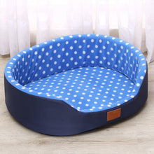 Load image into Gallery viewer, dog bed House sofa Kennel Soft Fleece Pet Dog Cat Warm Dot Pattern Top Quality dog beds mats cama para cachorro Bed For Cats
