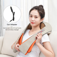 Load image into Gallery viewer, Electrical Massage Shiatsu Back Shoulder Body Neck Massager Multifunctional Shawl Infrared Heated Kneading Car/Home Massager
