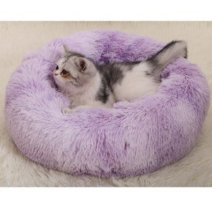 Dog Bed Pet Round Plush Cat Bed Shape Sleeping Bag Kennel Cat Puppy Sofa Bed Pet House Winter Warm Beds Cushion Cat Bed #15