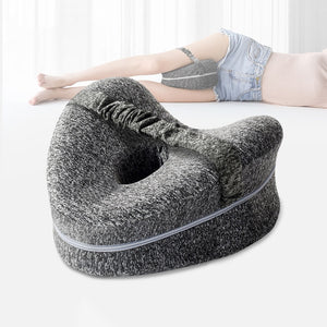 Orthopedic Pillow for Sleeping Memory Foam Leg Positioner Pillows Knee Support Cushion between the Legs for Hip Pain Sciatica