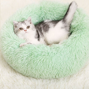 Dog Bed Pet Round Plush Cat Bed Shape Sleeping Bag Kennel Cat Puppy Sofa Bed Pet House Winter Warm Beds Cushion Cat Bed #15