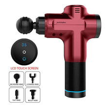 Load image into Gallery viewer, LCD Display Body Massage Gun Exercising Muscle Electric Massager Gun head Massager for Neck and Back Vibrator Slimming Shaping
