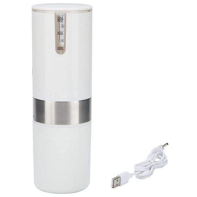 2 in 1 Capsule Mini Espresso Portable Coffee Maker Hot and Cold Extraction USB Electric Coffee Powder Making Machine